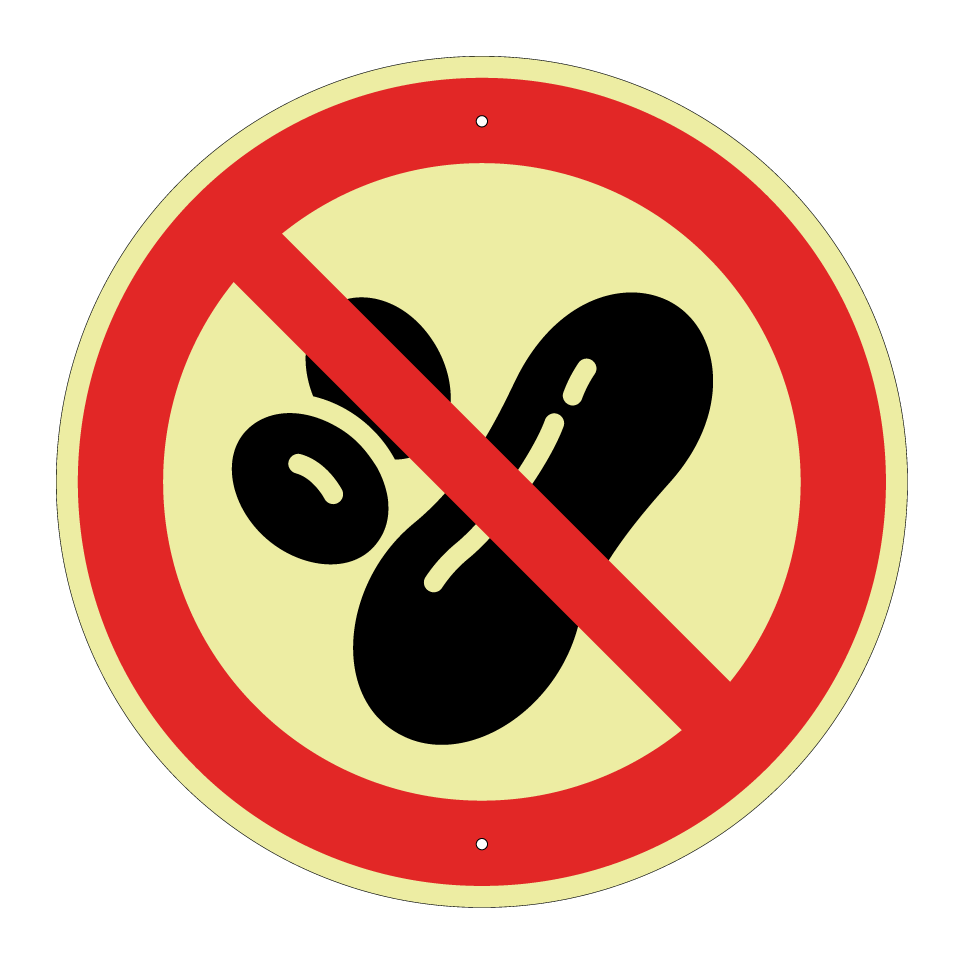No peanuts (allergy restriction)