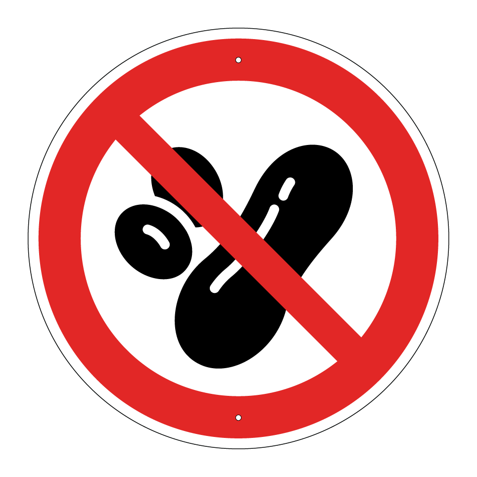 No peanuts (allergy restriction)