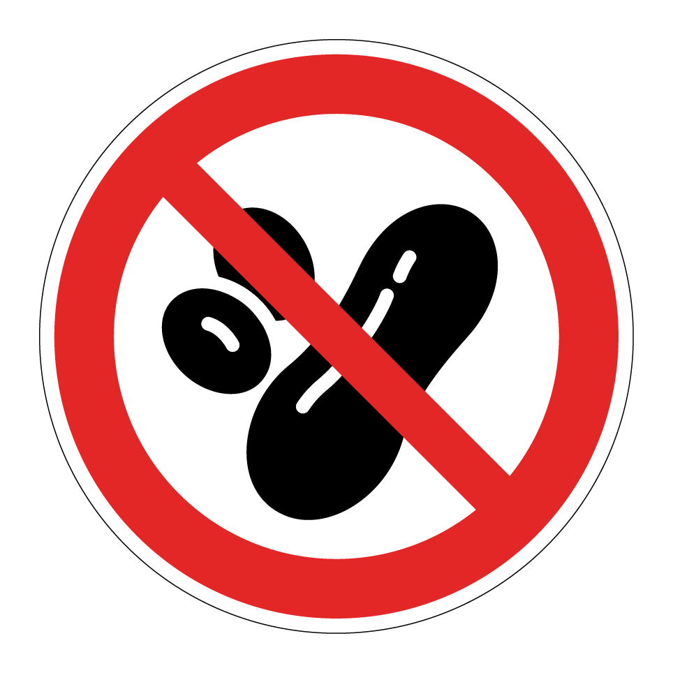 No peanuts (allergy restriction)