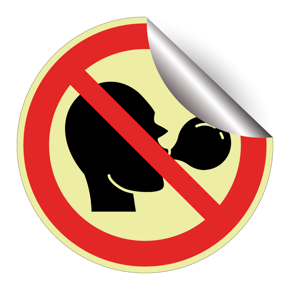 No chewing gum