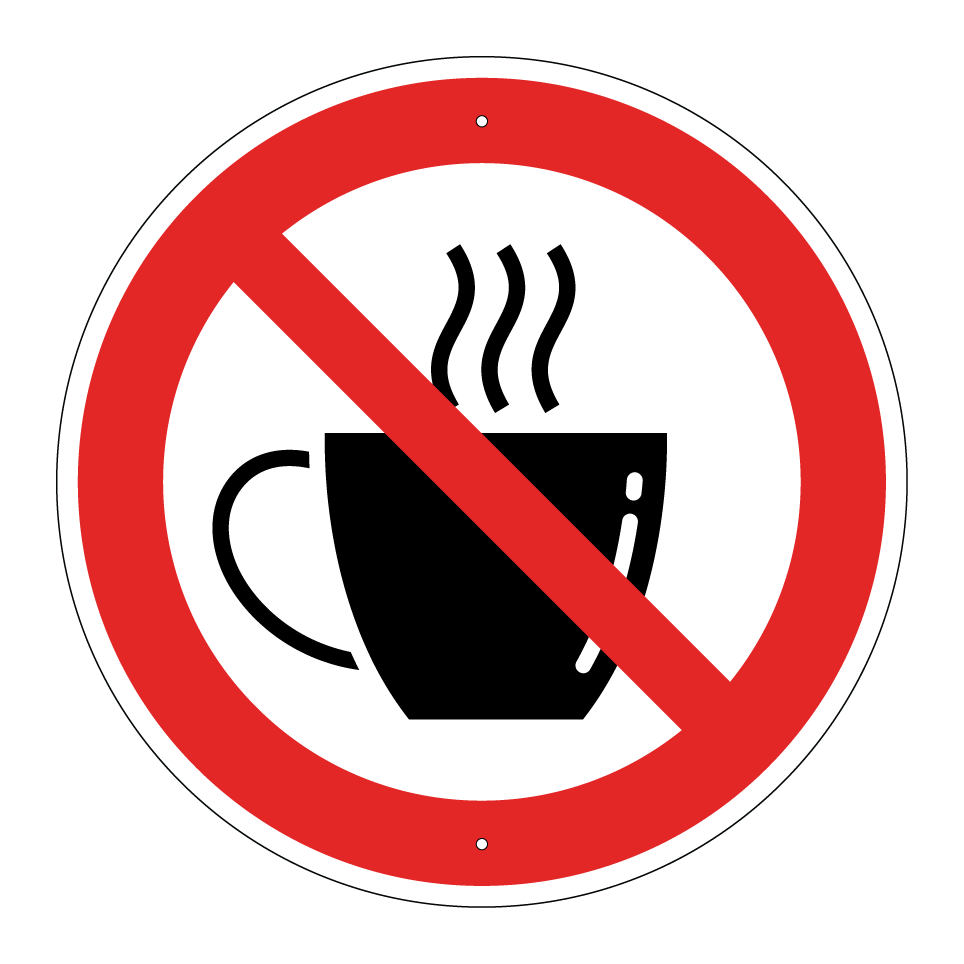 No hot drinks