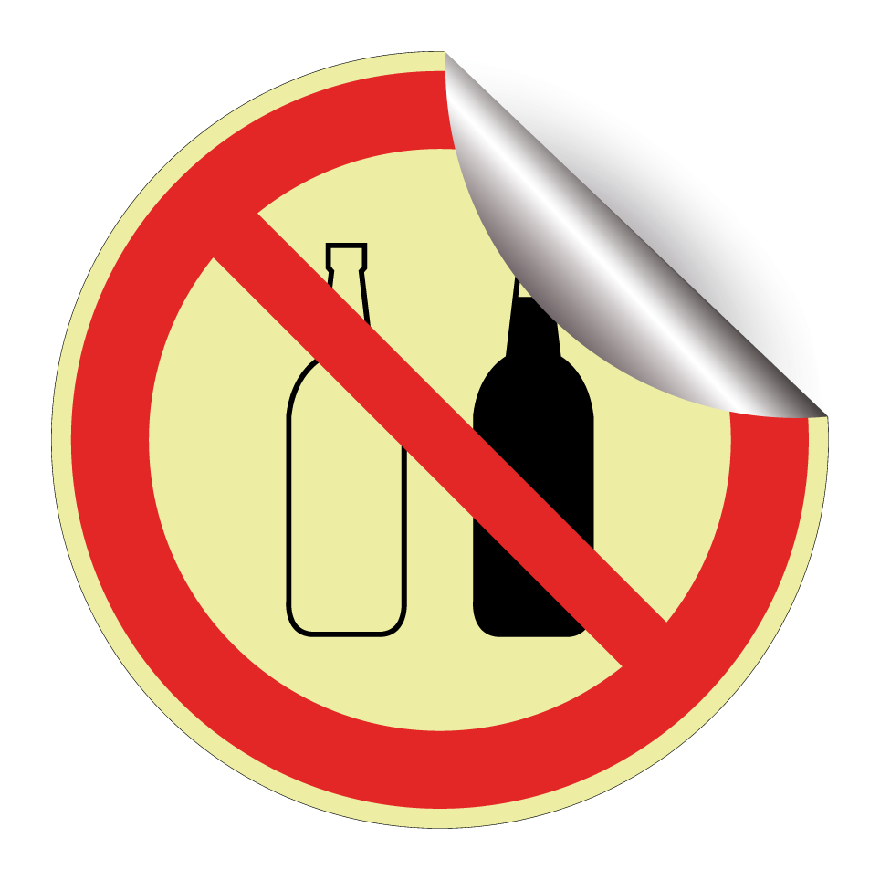 No glass bottles