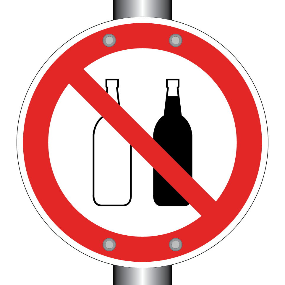 No glass bottles