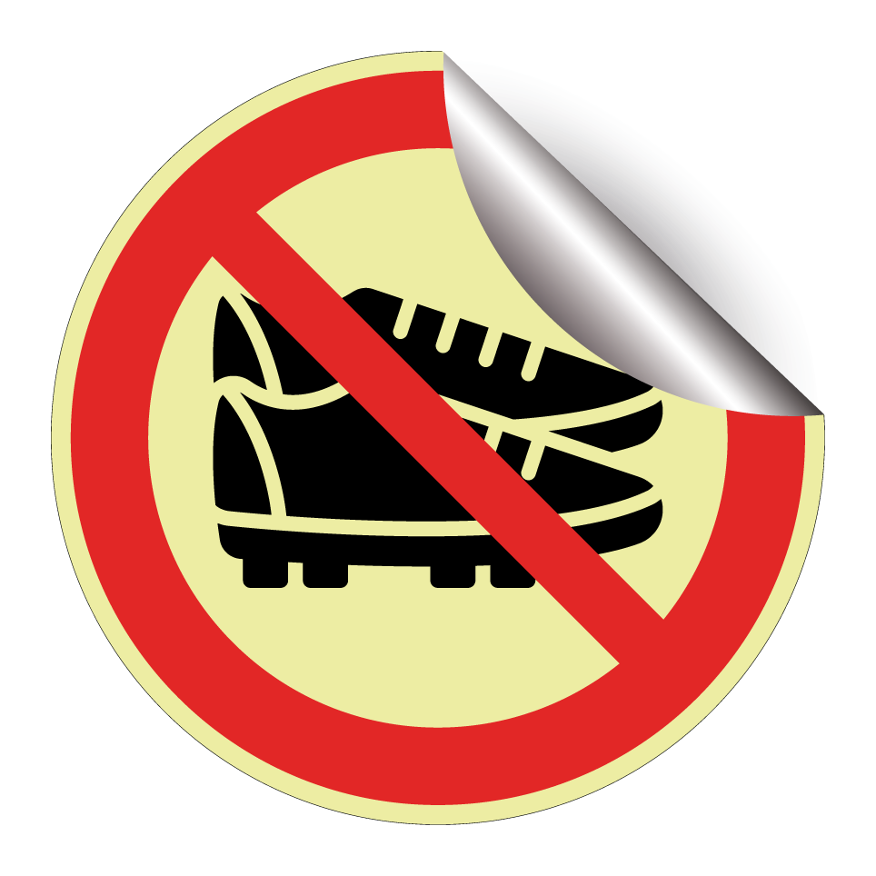 No football shoes