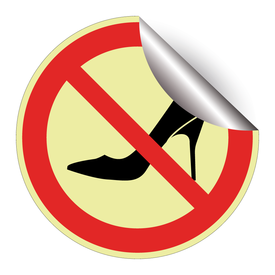 No high heels
