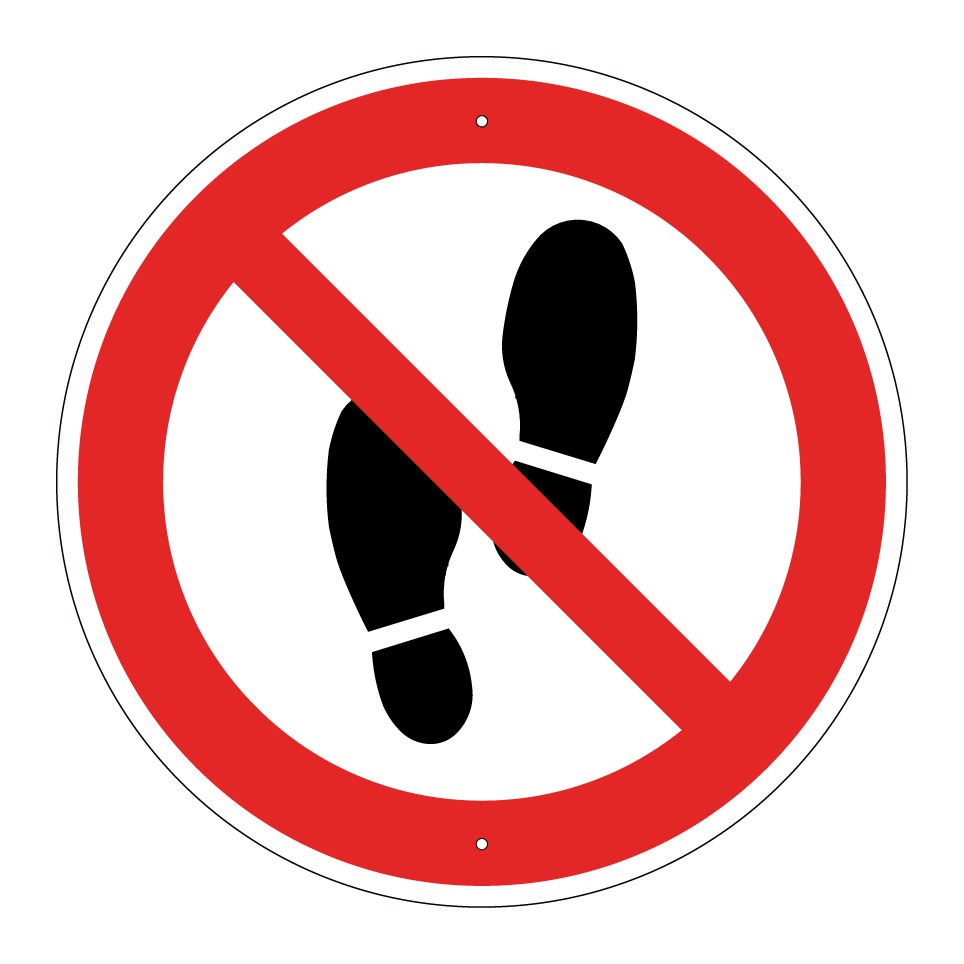 No walking