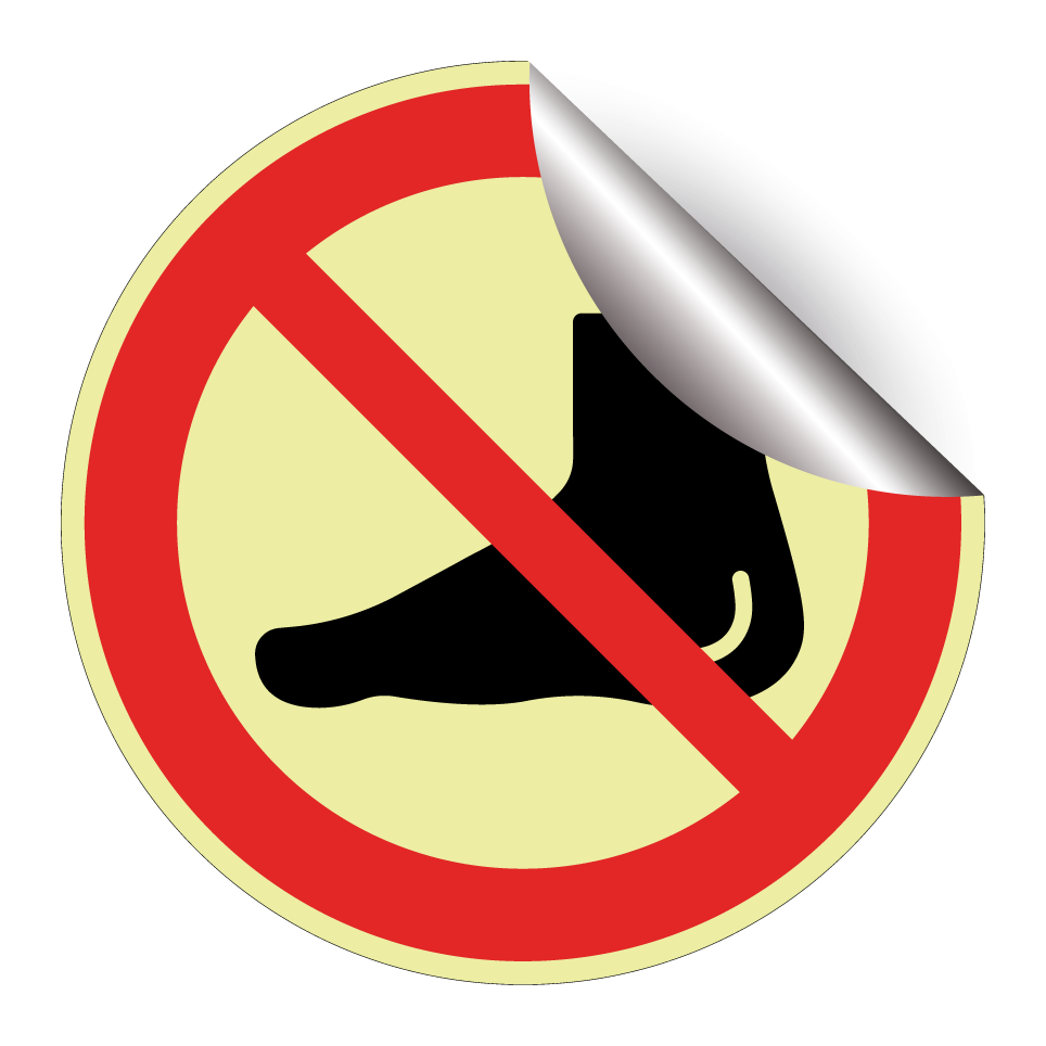 No bare feet