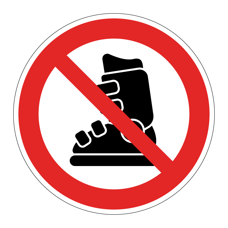 No ski boots