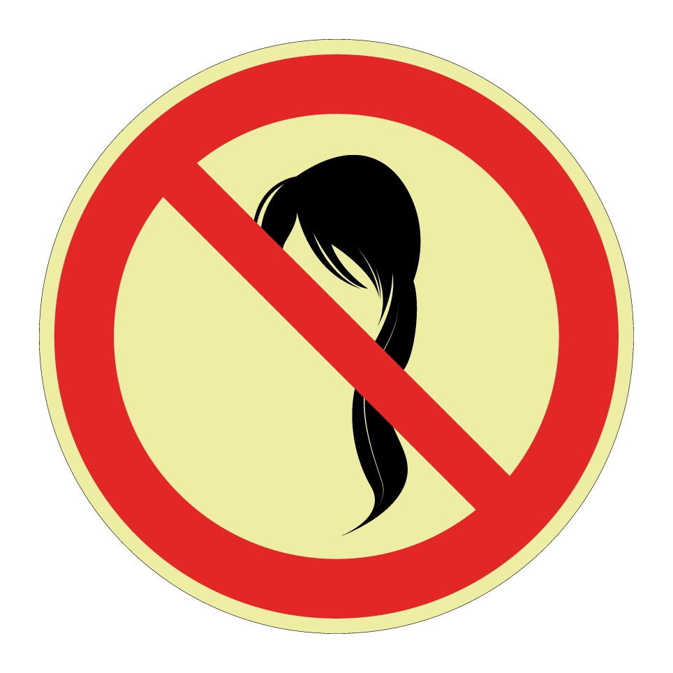 No loose hair