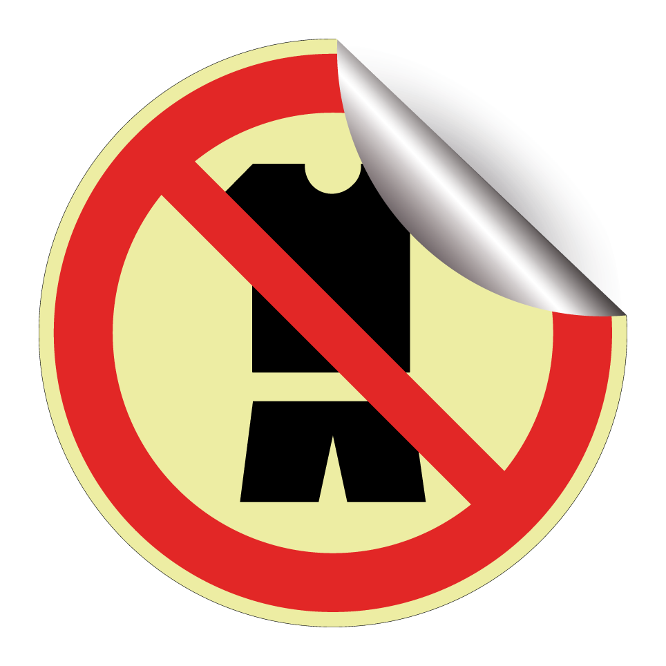 No casual clothing
