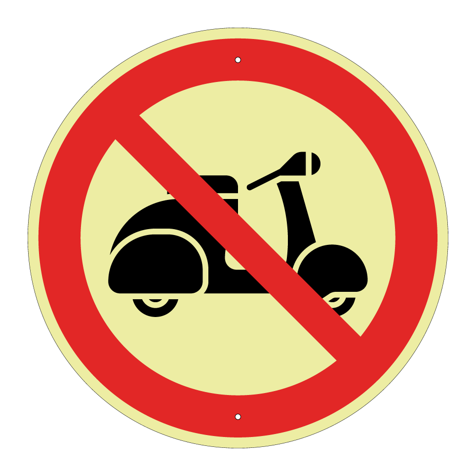 No scooters
