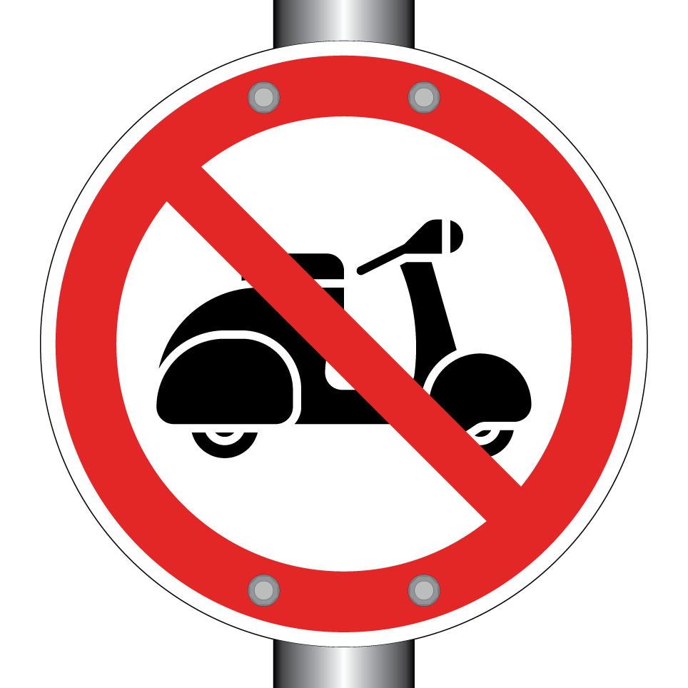 No scooters