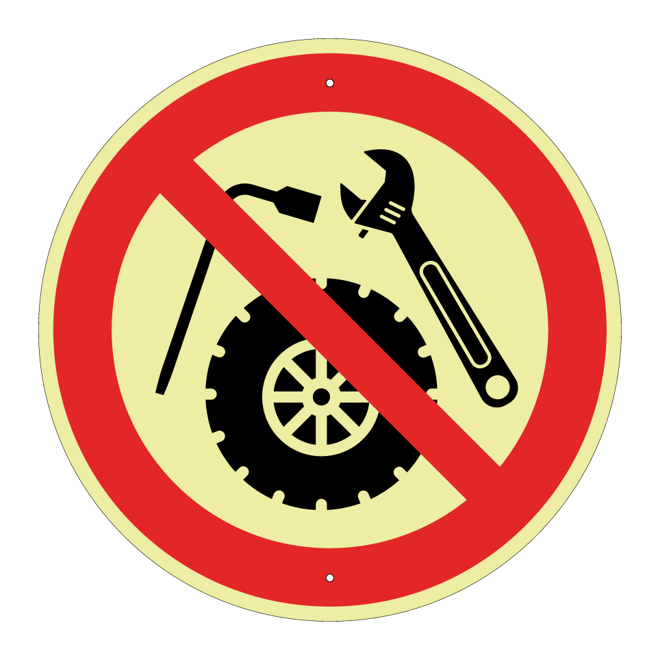 No tire repairs