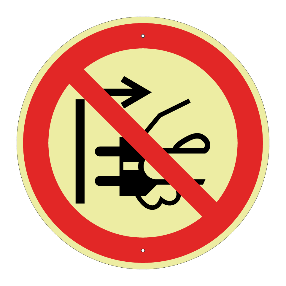 Do not unplug