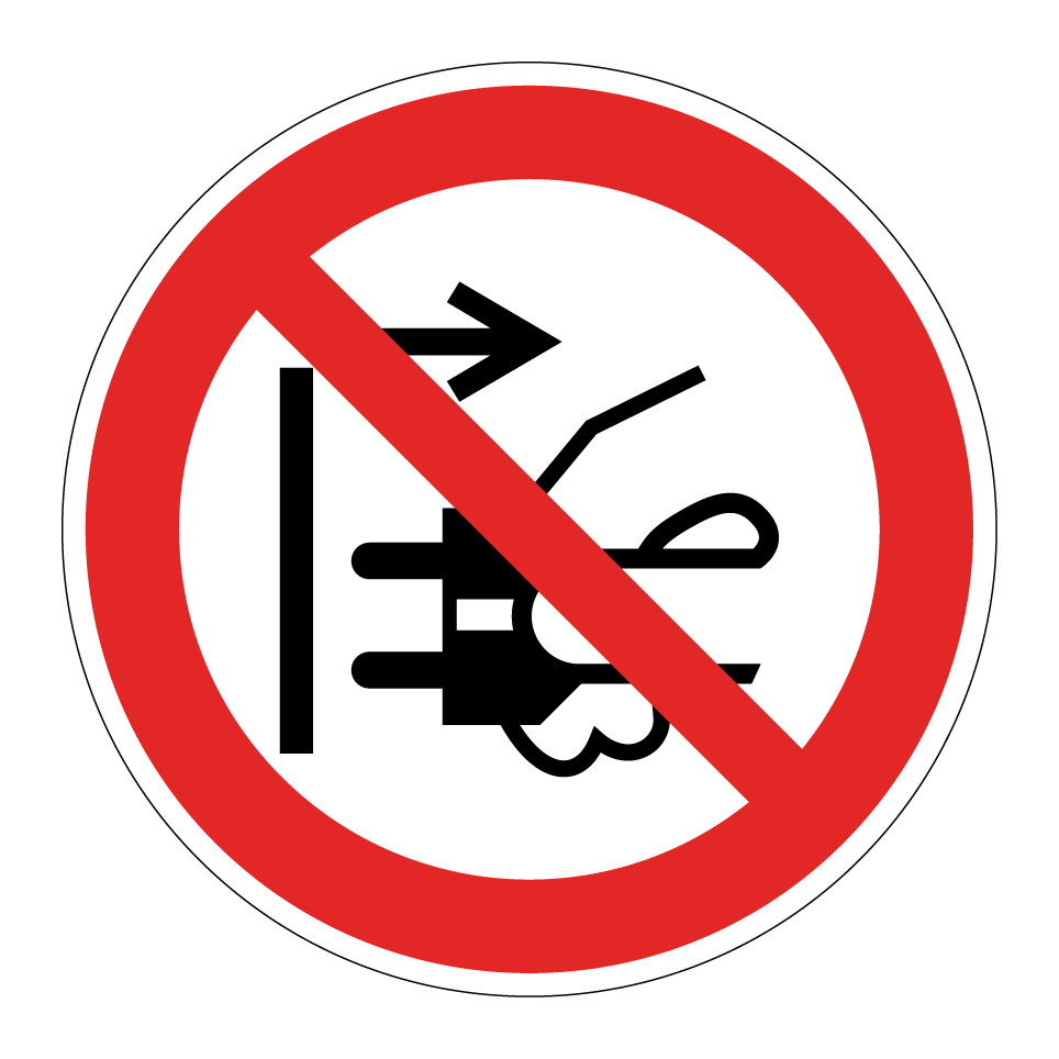Do not unplug