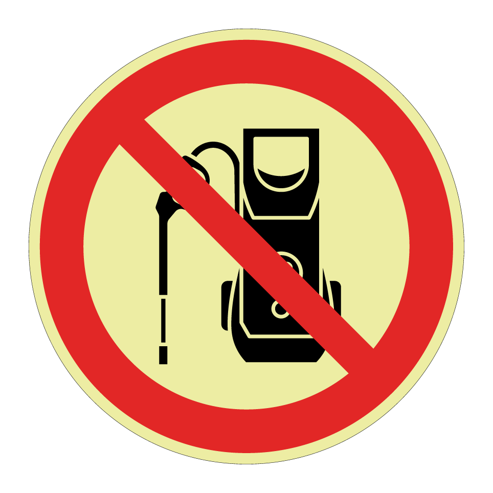 Do not use pressure washer