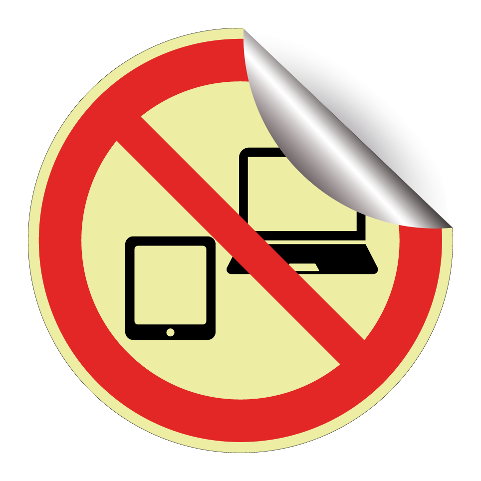 No electronic devices