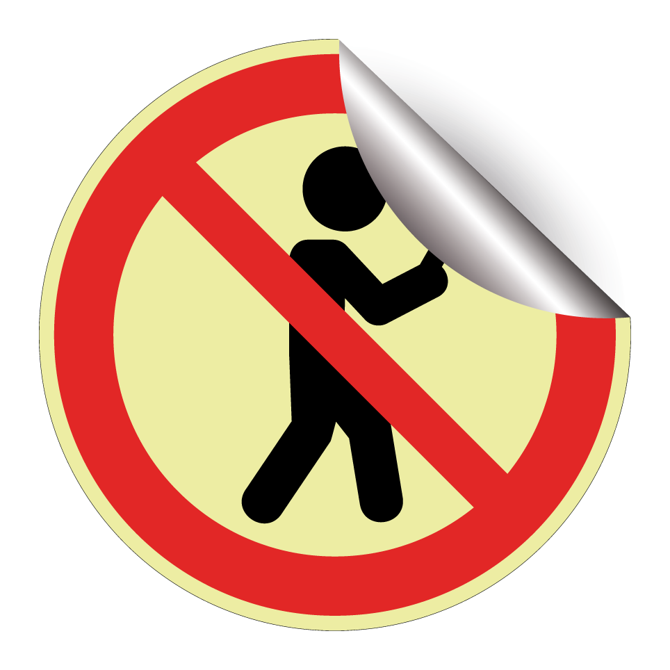 No walking while using mobile phone