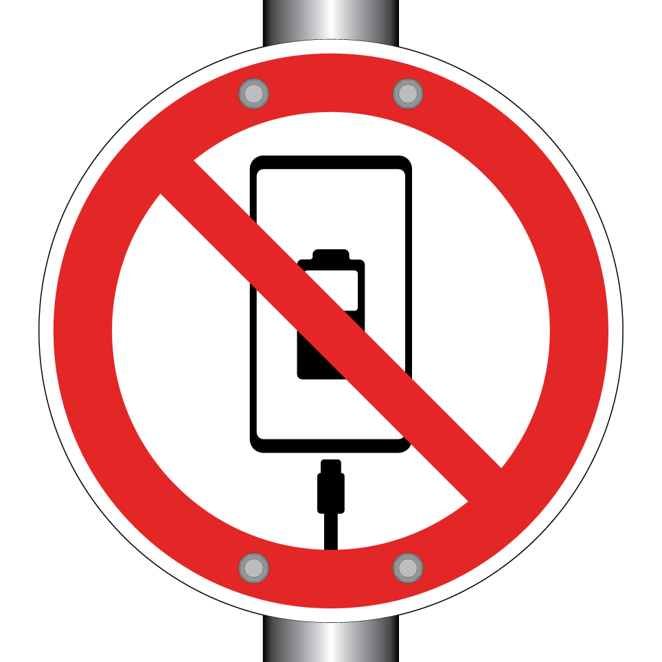 No charging mobile phone