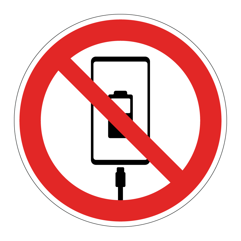 No charging mobile phone
