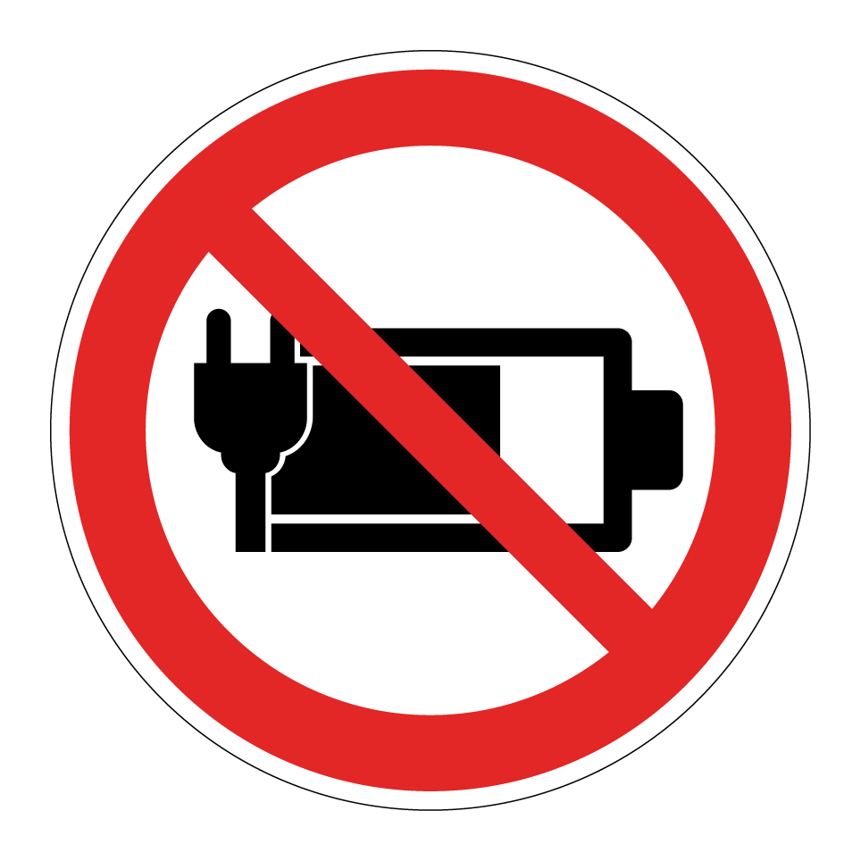No charging battery