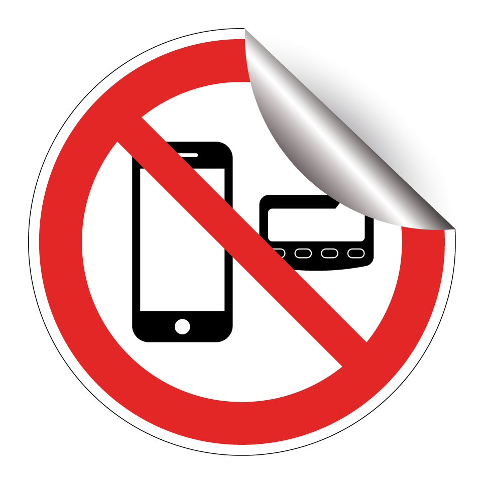 No mobile phones or pagers