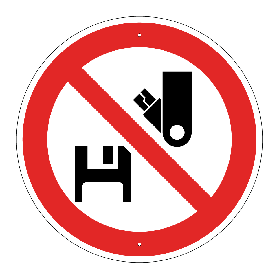 No USB or removable media devices