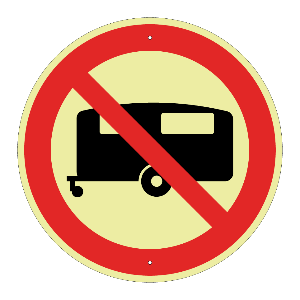 No caravans