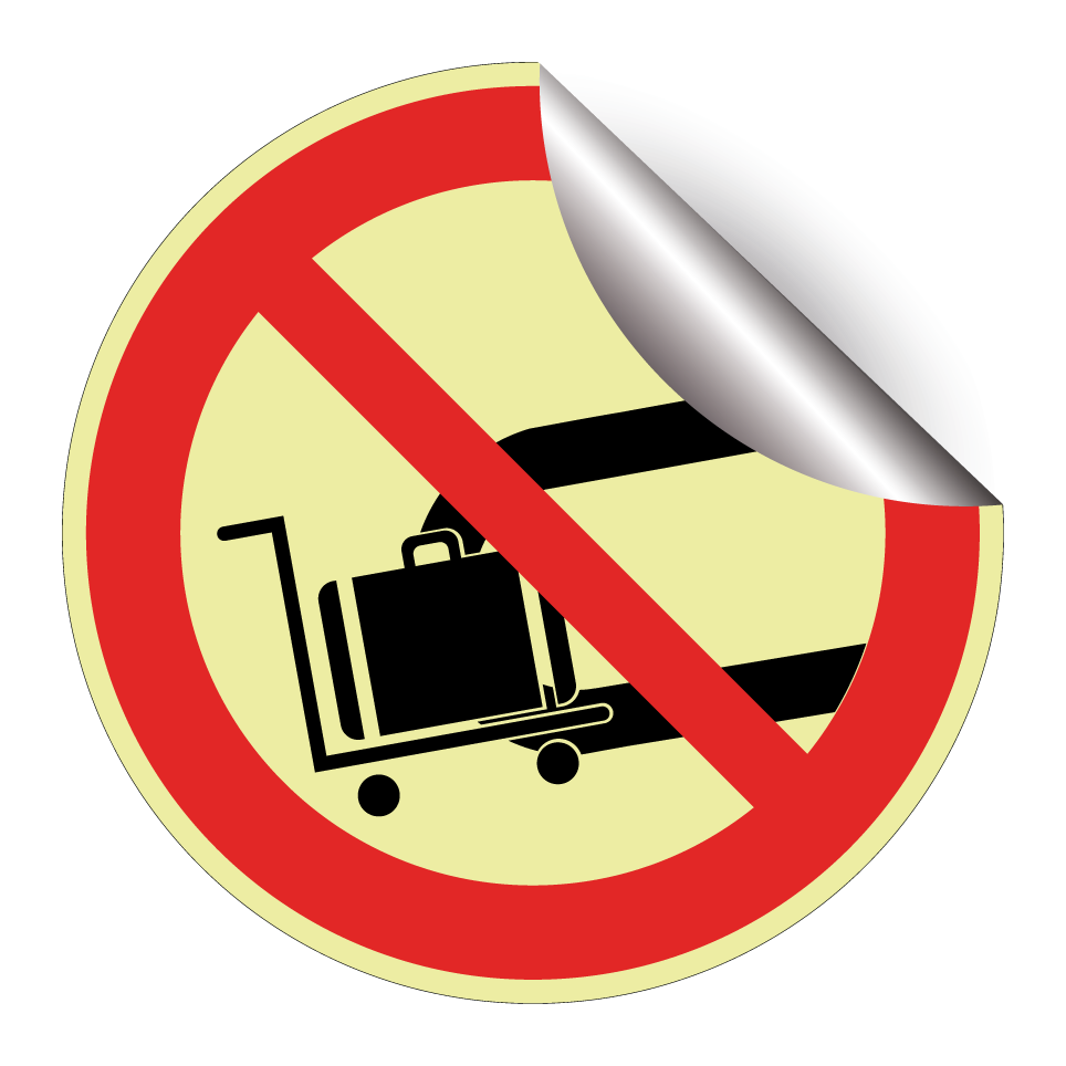 No luggage on conveyor belt