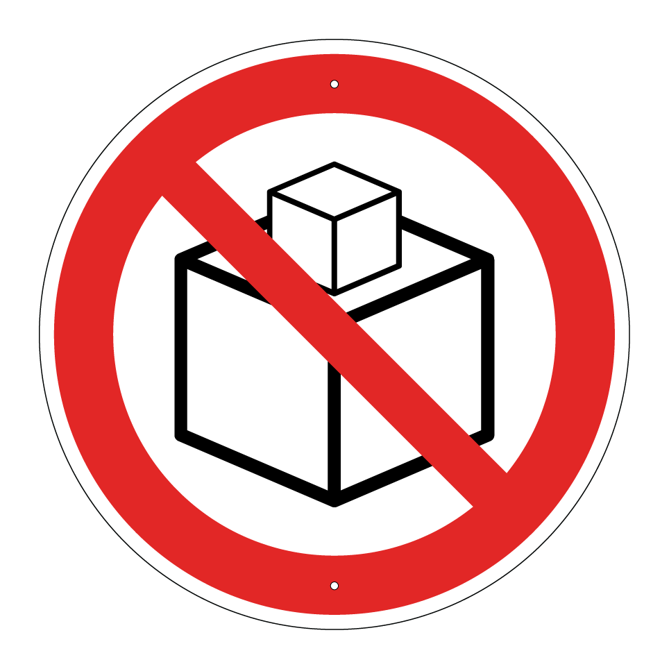 No double stacking