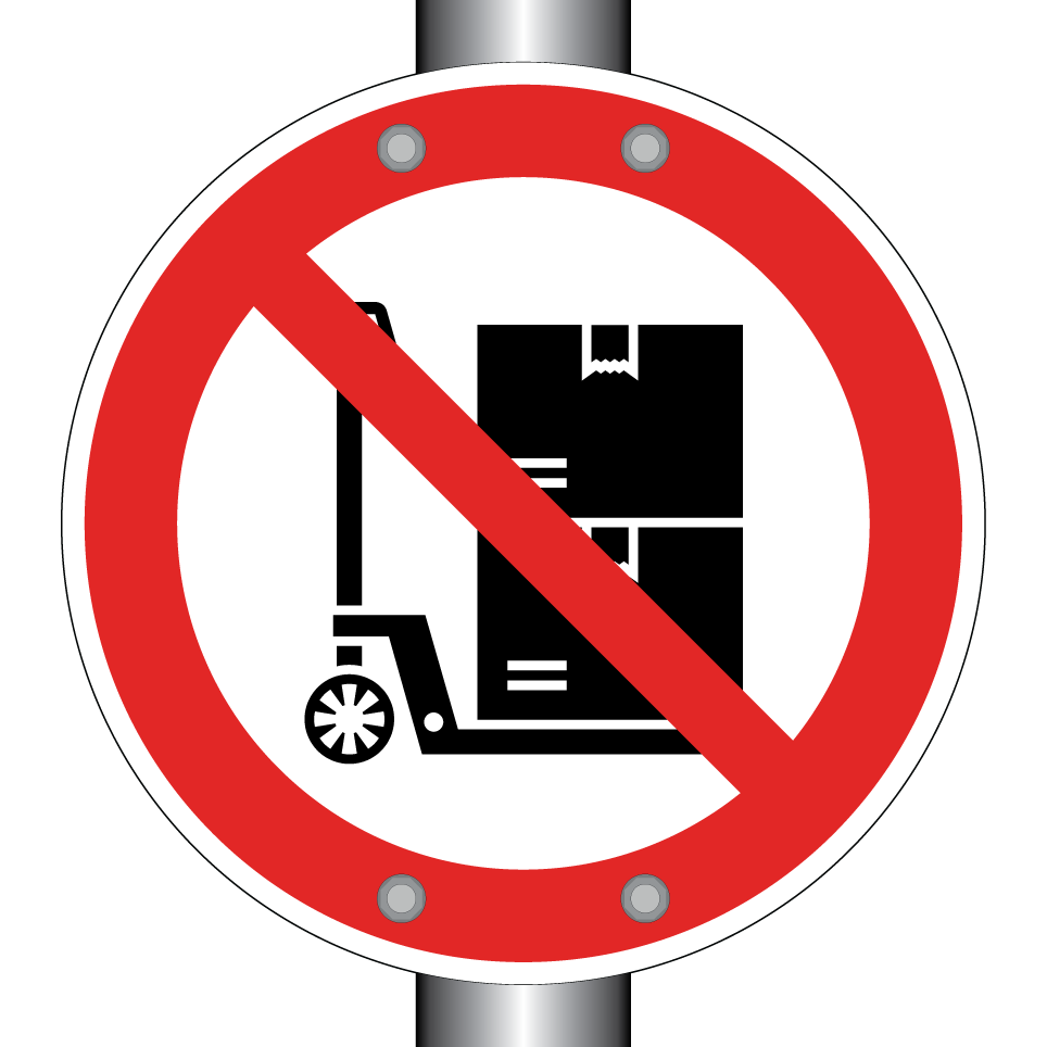No pallet truck use