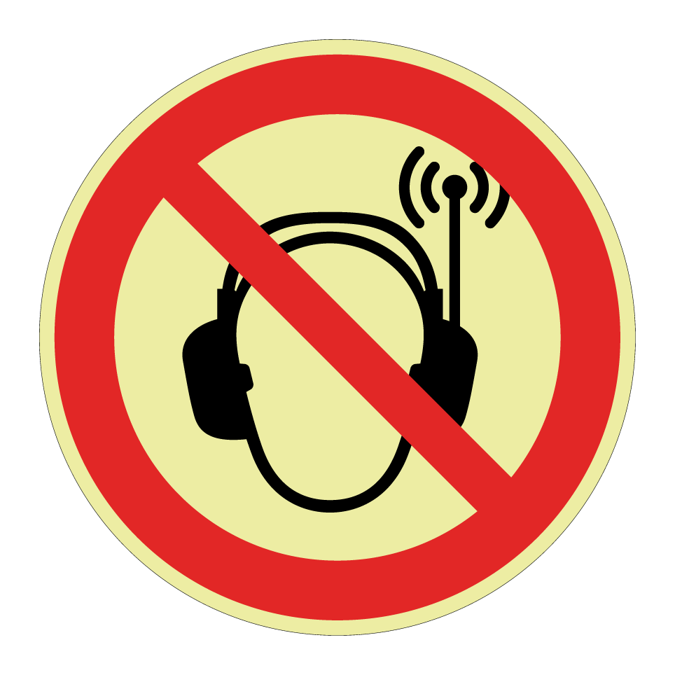 No radio headsets