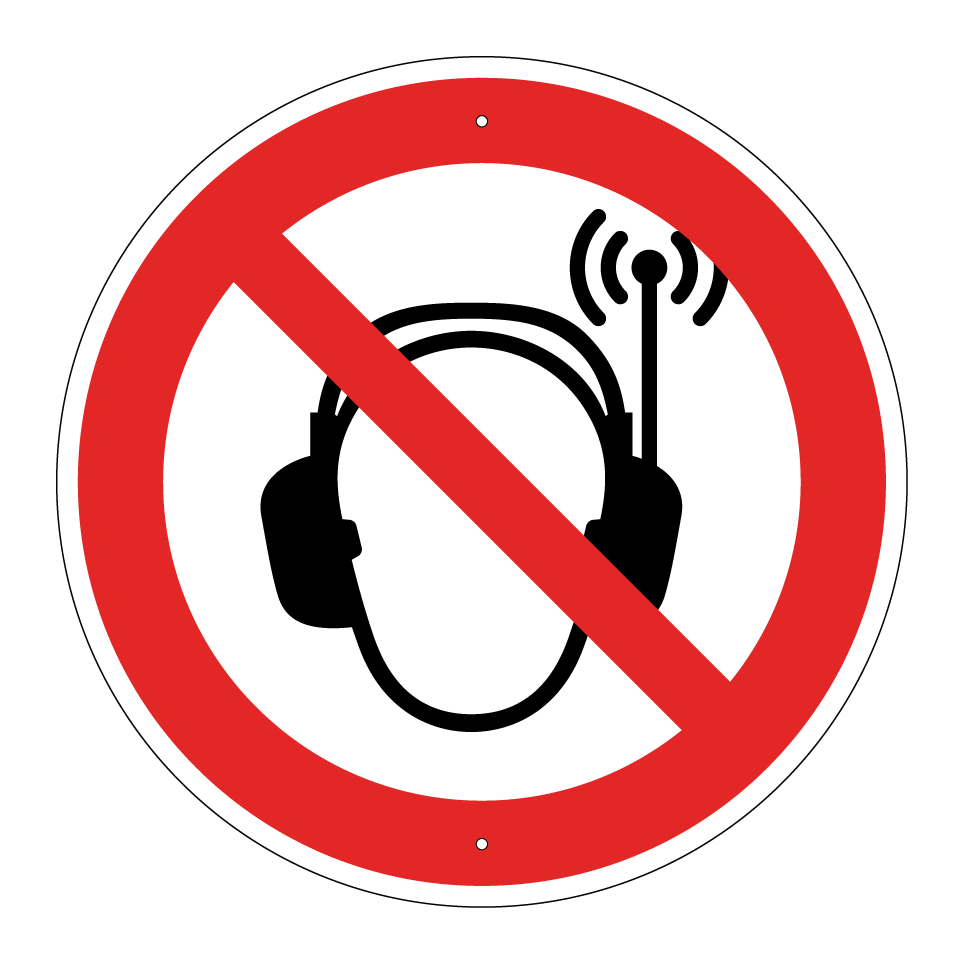 No radio headsets