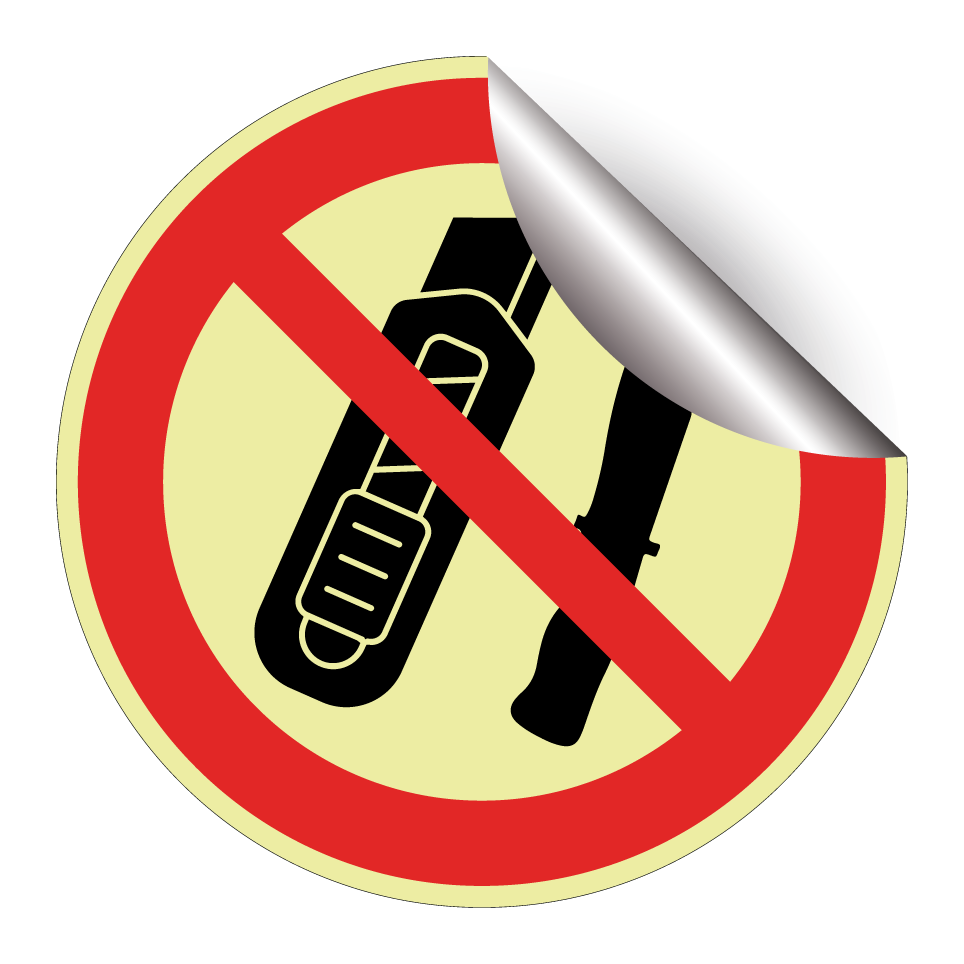 No sharp tools or knives