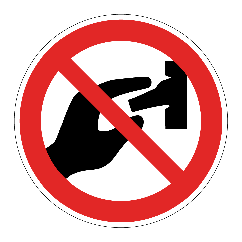 Do not alter switch
