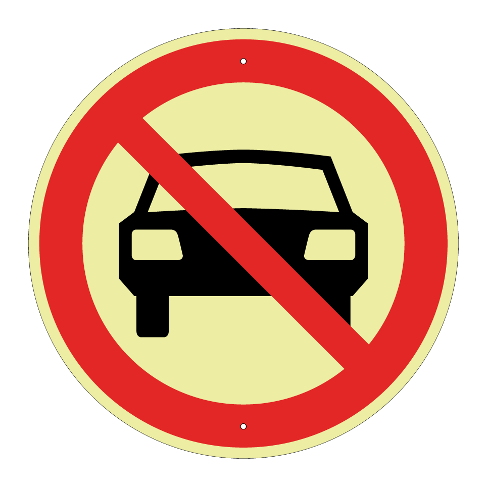 No cars