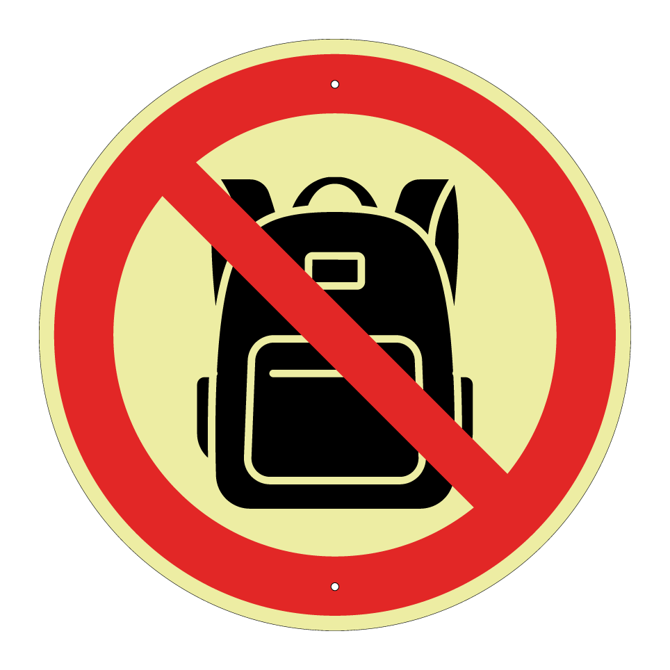 No backpack