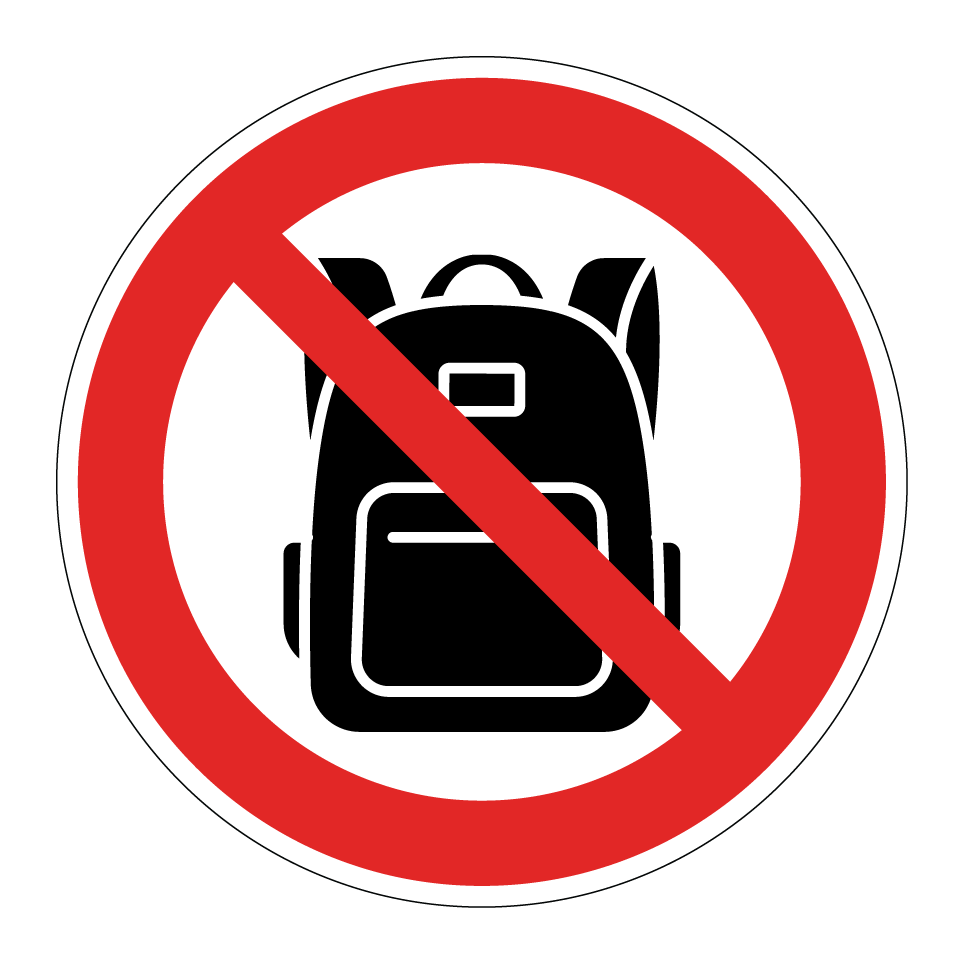 No backpack