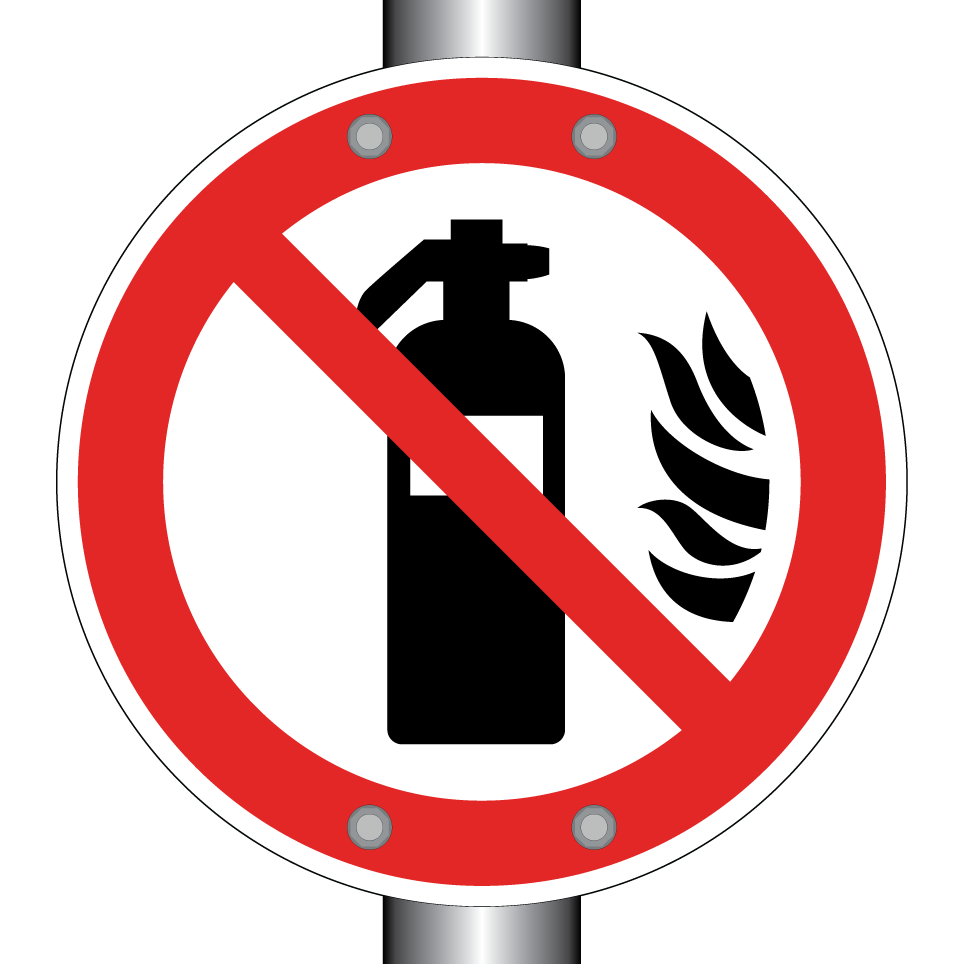 No fire extinguishers
