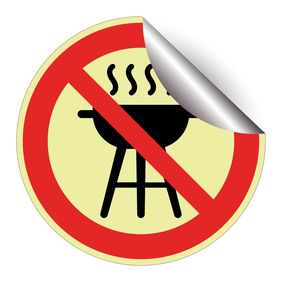 No barbecues