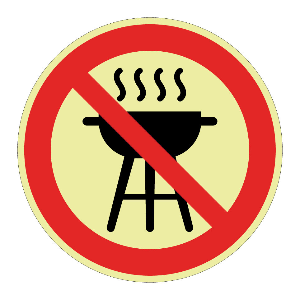 No barbecues