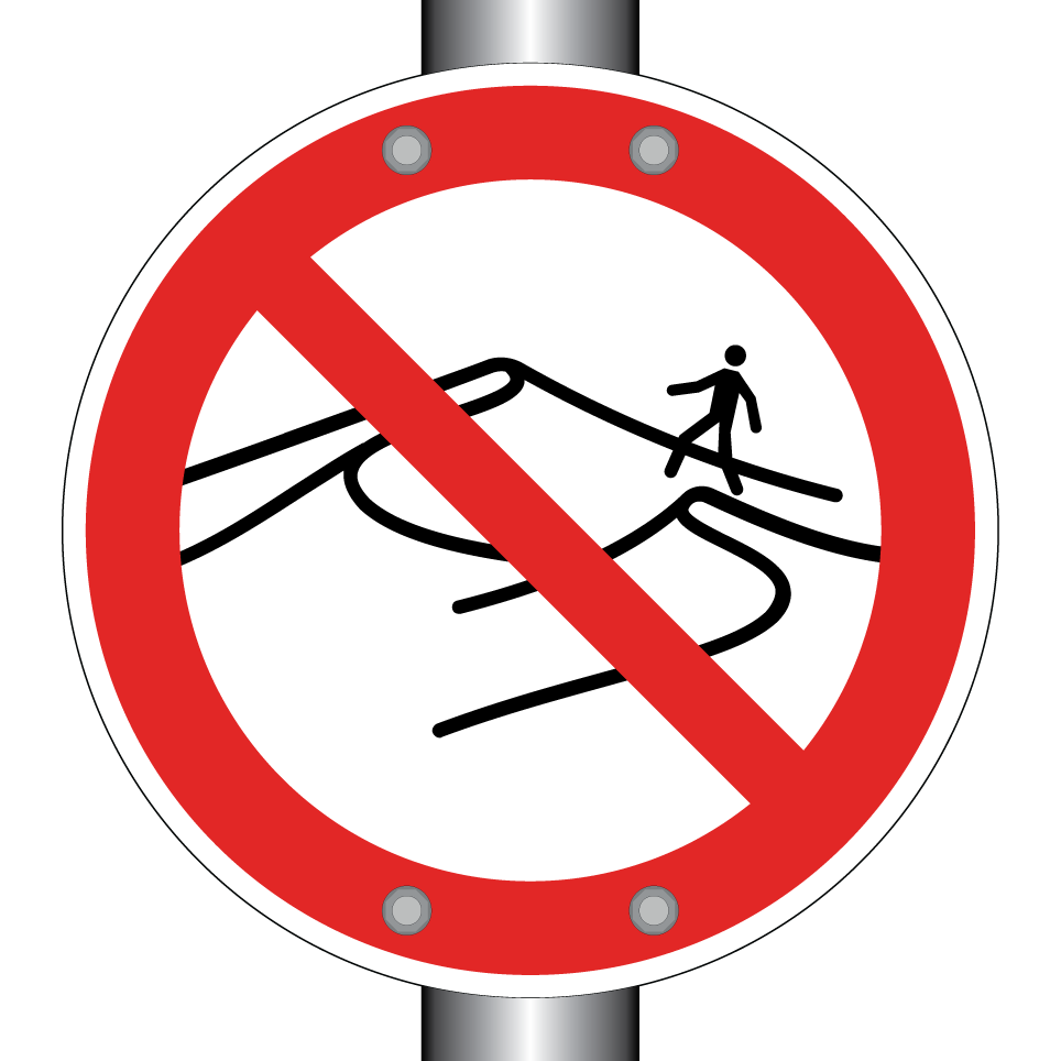 No walking on dunes