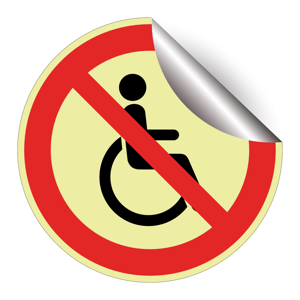 No wheelchairs