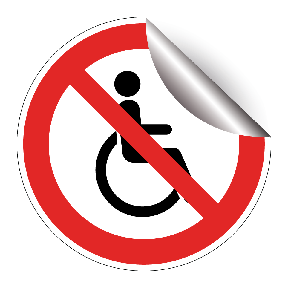 No wheelchairs