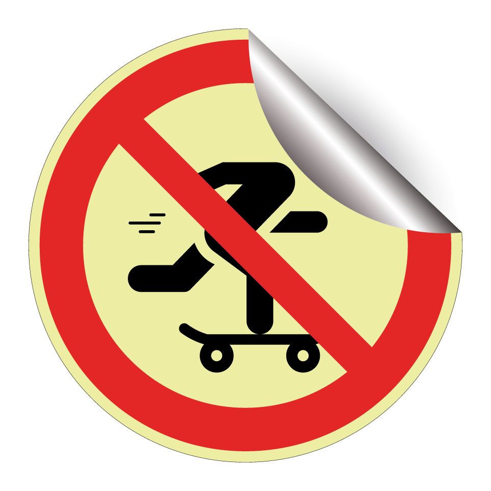 No skateboarding