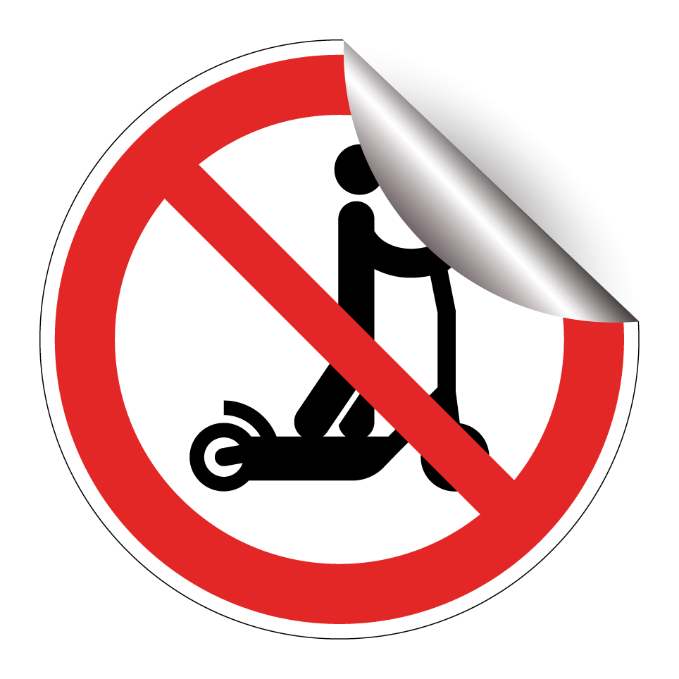 No electric scooters