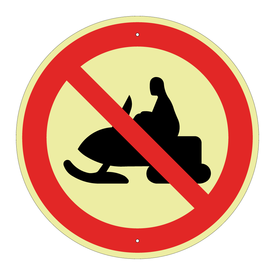 No snowmobiles
