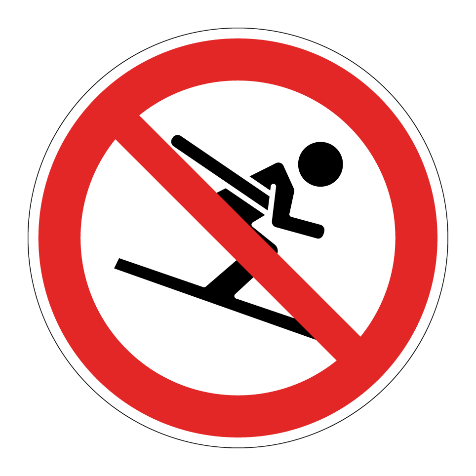 No skiing