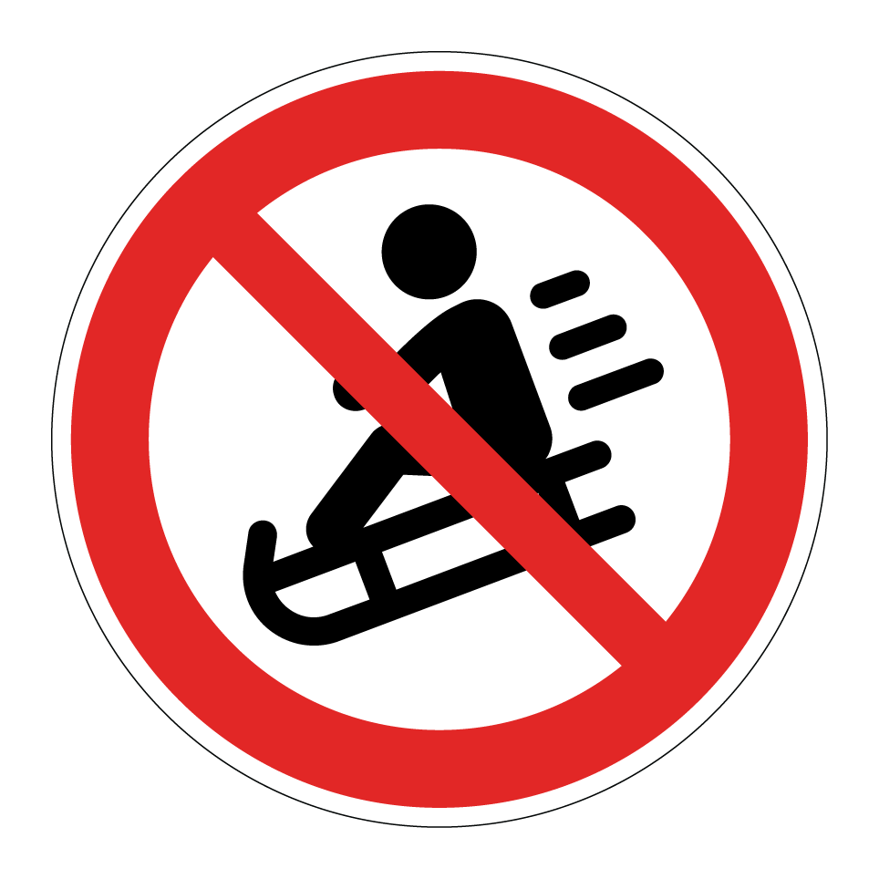 No sledding