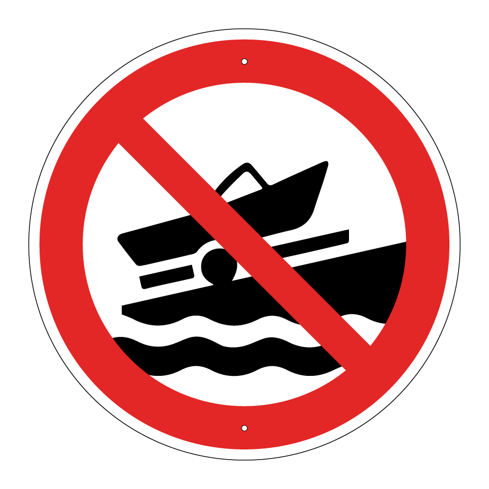 No boat launching